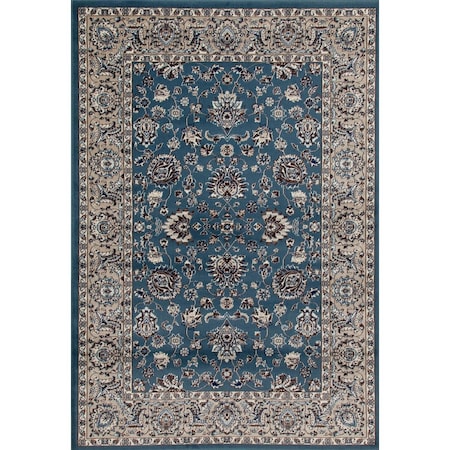 Standalone 8 X 10 Ft. Arabella Collection Accustomed Woven Area Rug, Medium Blue ST323272